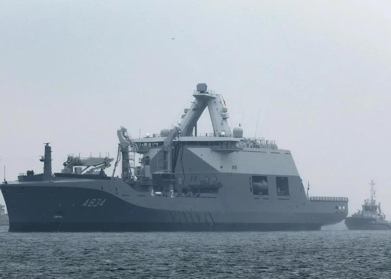 Флот Нідерландів отримав корабель зі сталі Метінвесту