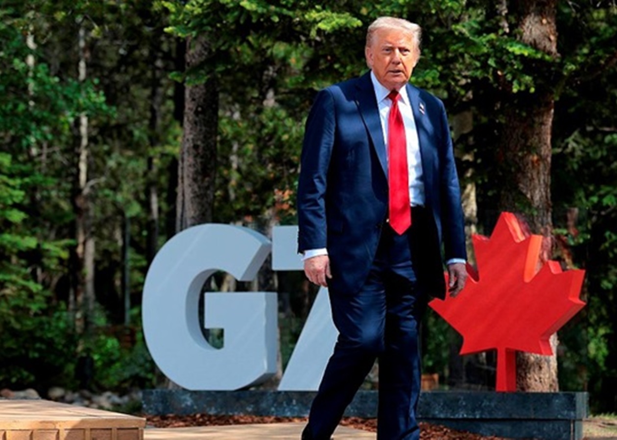 Трамп різко відповів Макрону щодо причин від’їзду з саміту G7