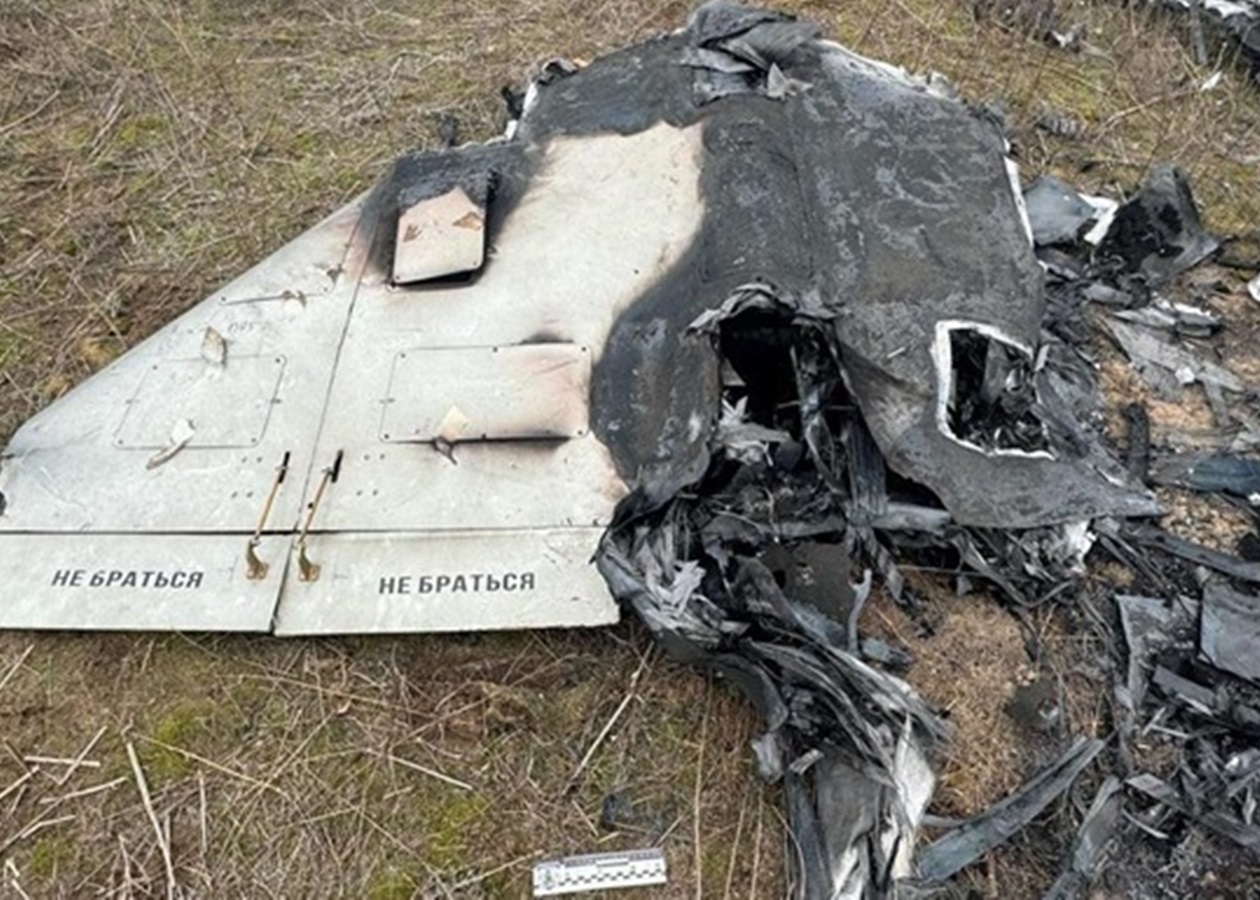 Під Черніговом впав російський дрон